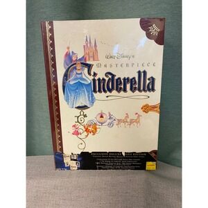 Sealed Disney Cinderella Masterpiece Exclusive Deluxe Video Edition VHS Box Set